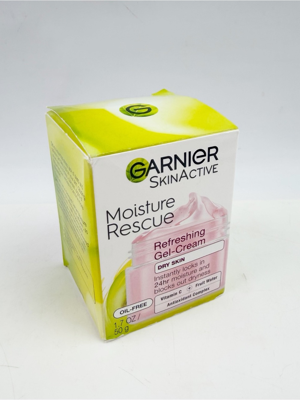 Garnier Skin Active Moisture Rescue Refreshing Gel Cream Dry Face Oil Free 1.7oz